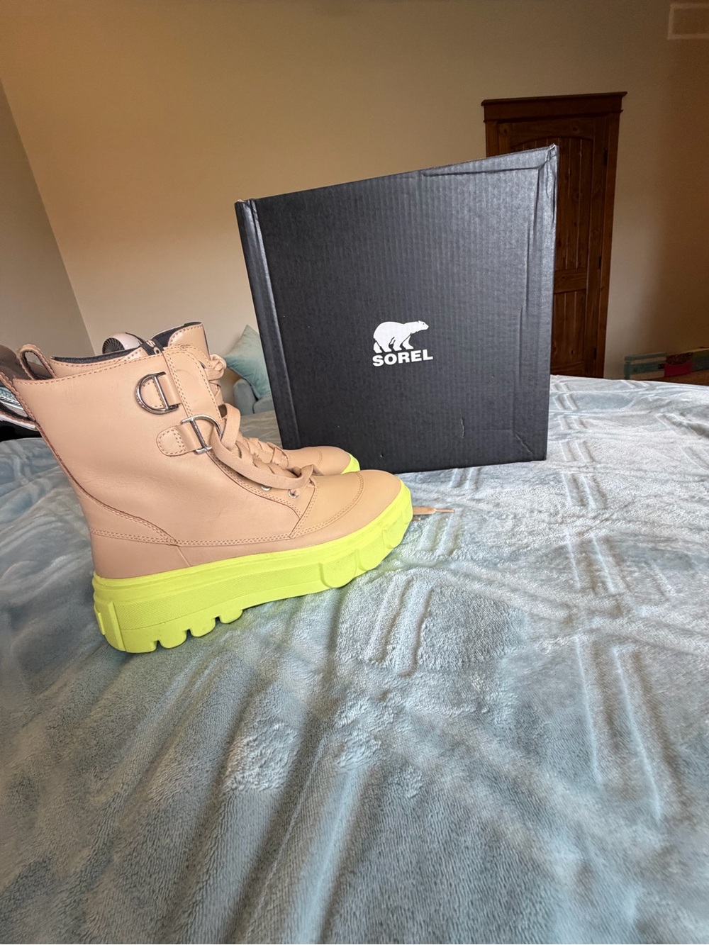 Sorel Tan boots Caribou X Waterproof Lace-Up Women's Ankle Boots